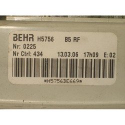 Commande Chauffage Citroen C4 1 Phase 1